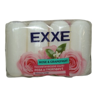 EXXE Косметическое мыло Роза и Грейпфрут 4*70гр экопак